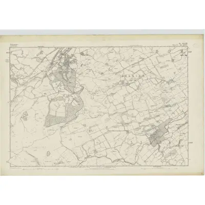 1858 Map of Roxburghshire, Sheet XIII, 1863 Print