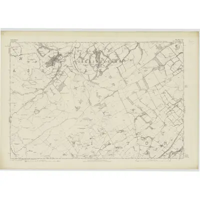 1858 Map of Roxburghshire, Sheet XIX, 1863 Print