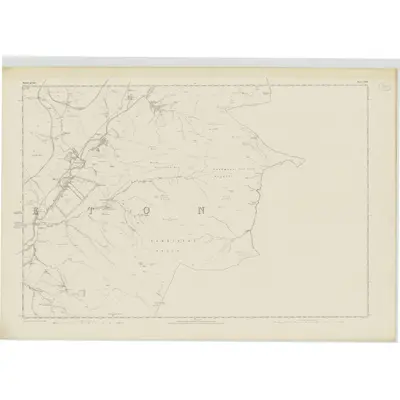 1858 Map of Roxburghshire, Sheet XLIII, 1863 Print