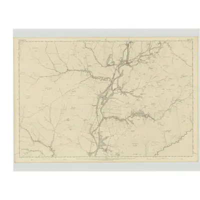 1858 Map of Roxburghshire, Sheet XLV, 1863 Print
