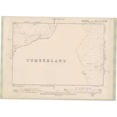 1896 Map of Roxburghshire Sheet XLVI.SW, 1899 Print