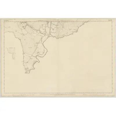 1858 Map of Roxburghshire, Sheet XLVIII (with inset XLVII), 1863 Print