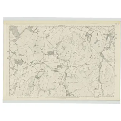 1859 Map of Roxburghshire, Sheet XVI, 1863 Print