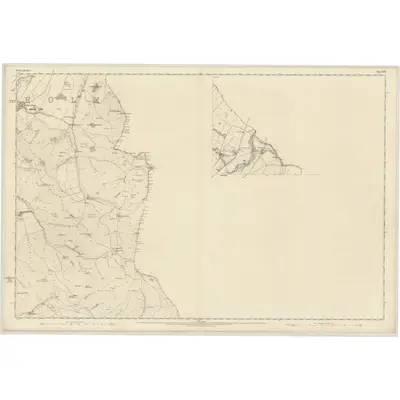 1859 Map of Roxburghshire, Sheet XVII (with inset XI), 1863 Print
