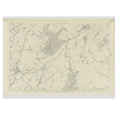 1858 Map of Roxburghshire, Sheet XX, 1863 Print