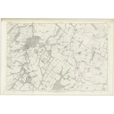 1859 Map of Roxburghshire, Sheet XXI, 1863 Print