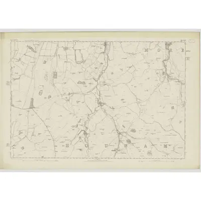 1859 Map of Roxburghshire, Sheet XXII, 1863 Print