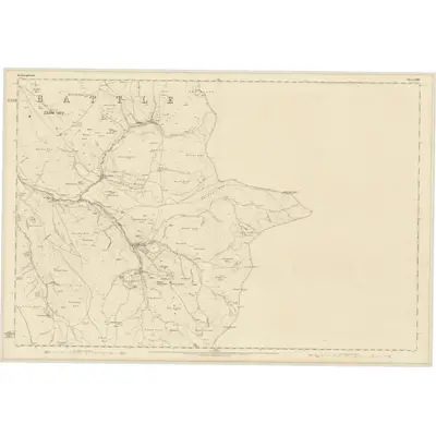 1859 Map of Roxburghshire, Sheet XXIII, 1863 Print