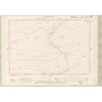 1897 Map of Roxburghshire Sheet XXIVa.SE, 1899 Print