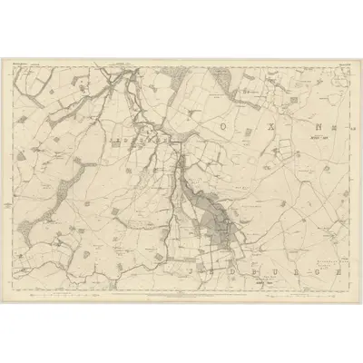 1859 Map of Roxburghshire, Sheet XXVII, 1863 Print