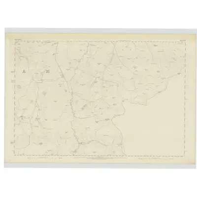 1859 Map of Roxburghshire, Sheet XXVIII, 1863 Print