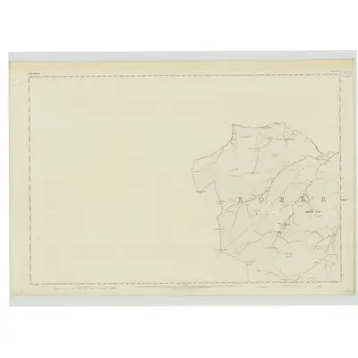 1858 Map of Roxburghshire, Sheet XXX, 1863 Print