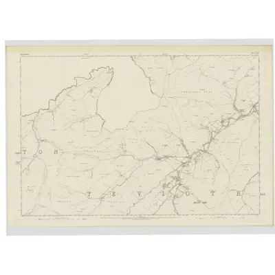 1858 Map of Roxburghshire, Sheet XXXI, 1863 Print