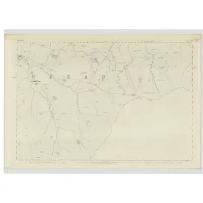 1859 Map of Roxburghshire, Sheet XXXIV, 1863 Print