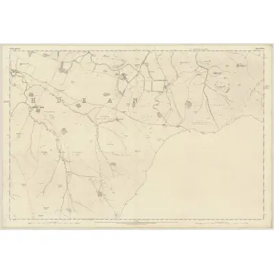 1859 Map of Roxburghshire, Sheet XXXIV, 1863 Print