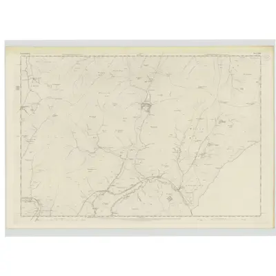 1858 Map of Roxburghshire, Sheet XXXIX, 1863 Print