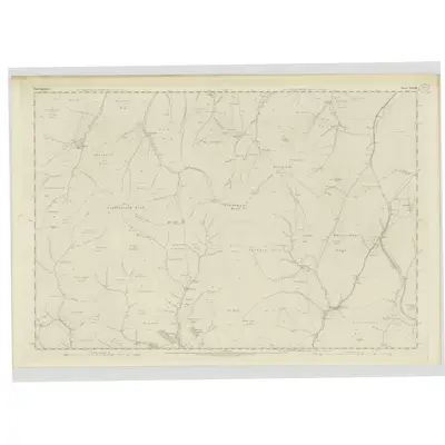 1858 Map of Roxburghshire, Sheet XXXVIII, 1863 Print