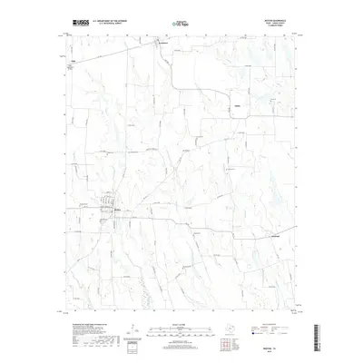 2019 Map of Roxton, 2019 Print