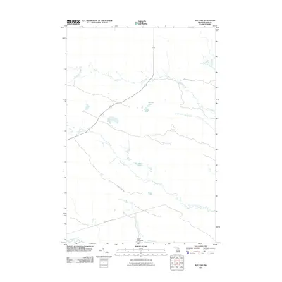 2011 Map of Roy Lake, 2011 Print