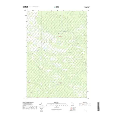 2019 Map of Roy Lake, 2019 Print