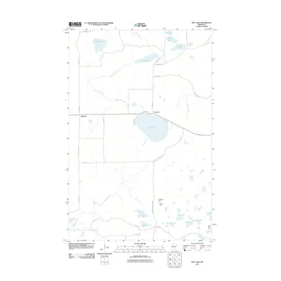 2011 Map of Roy Lake, 2011 Print