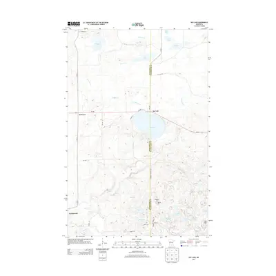 2013 Map of Roy Lake, 2013 Print