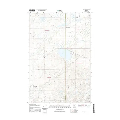 2016 Map of Roy Lake, 2016 Print