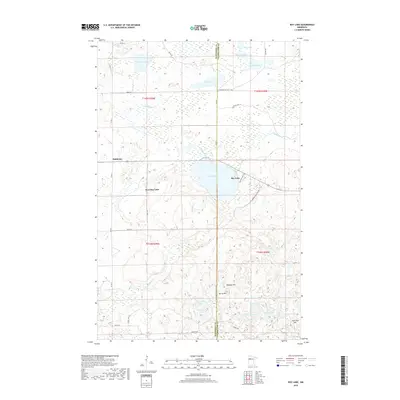 2019 Map of Roy Lake, 2019 Print