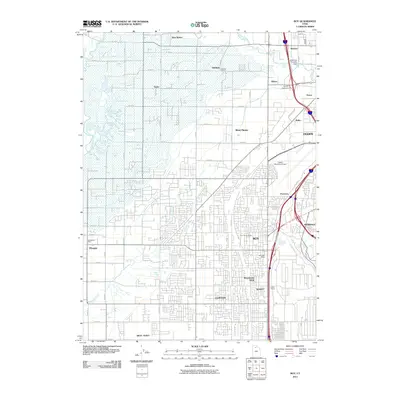 2011 Map of Roy, 2011 Print