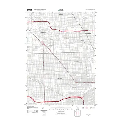 2011 Map of Royal Oak, 2011 Print