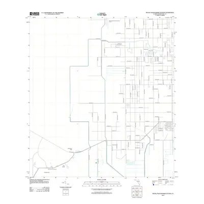 2012 Map of Royal Palm Ranger Station, 2012 Print