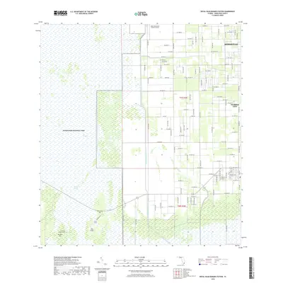 2018 Map of Royal Palm Ranger Station, 2018 Print