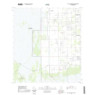 2021 Map of Royal Palm Ranger Station, 2021 Print