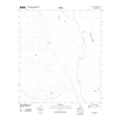 2010 Map of Roys Peak, 2010 Print