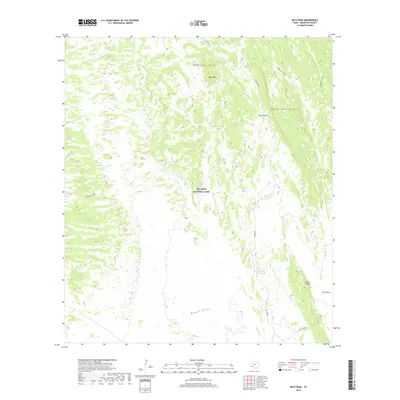 2019 Map of Roys Peak, 2019 Print