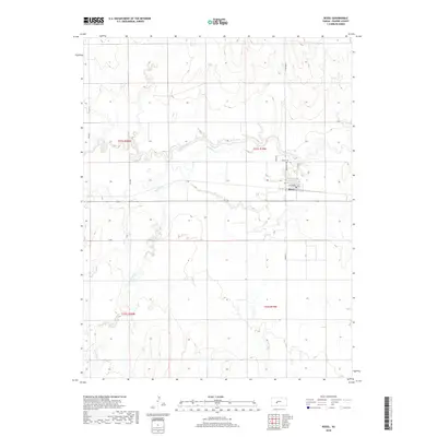 2018 Map of Rozel, 2018 Print