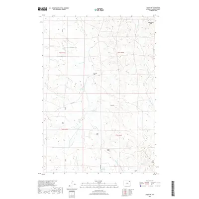 2017 Map of Rozet NW, 2017 Print