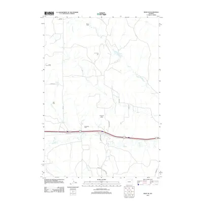 2012 Map of Rozet SE, 2012 Print