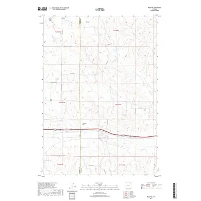 2017 Map of Rozet SE, 2017 Print
