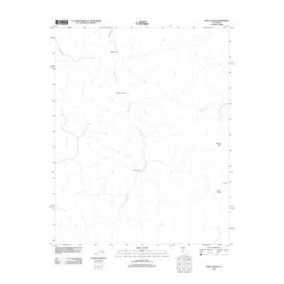 2012 Map of Ruby Canyon, 2012 Print