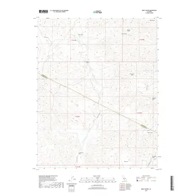 2018 Map of Ruby Canyon, 2018 Print