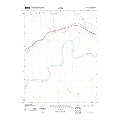 2010 Map of Ruby Canyon, 2010 Print