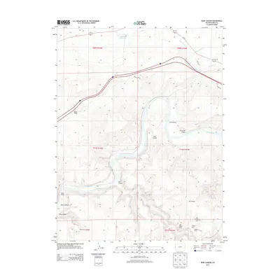 2013 Map of Ruby Canyon, 2013 Print