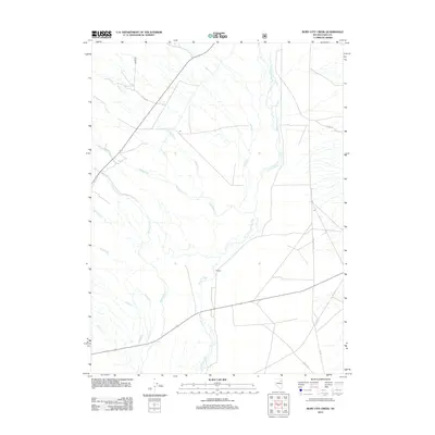 2012 Map of Ruby City Creek, 2012 Print