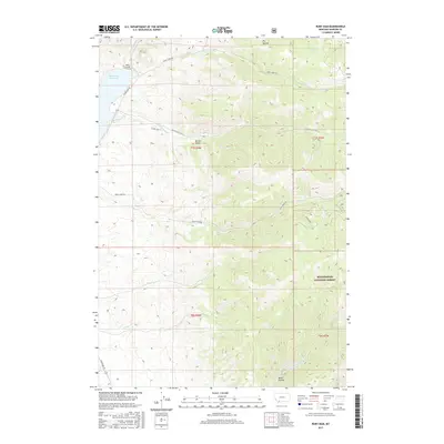 2017 Map of Ruby Dam, 2017 Print