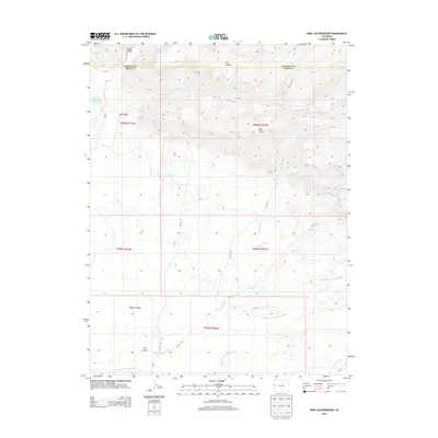 2013 Map of Ruby Lee Reservoir, 2013 Print