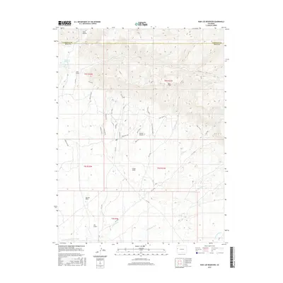 2016 Map of Ruby Lee Reservoir, 2016 Print