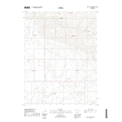 2019 Map of Ruby Lee Reservoir, 2019 Print