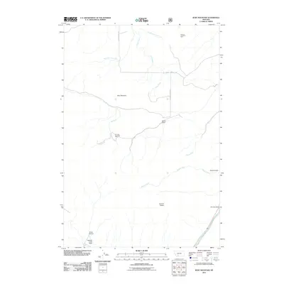 2011 Map of Ruby Mountain, 2011 Print