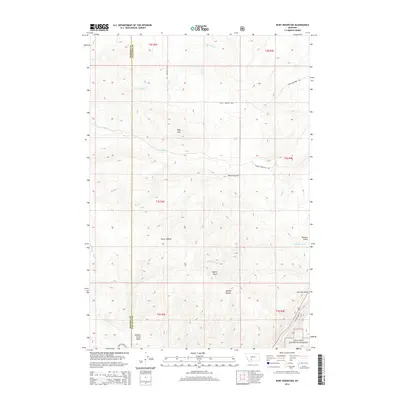 2014 Map of Ruby Mountain, 2014 Print